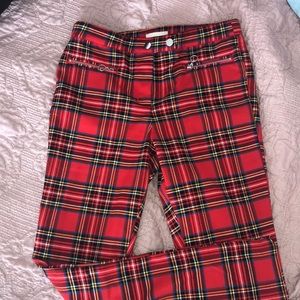 Plaid trousers